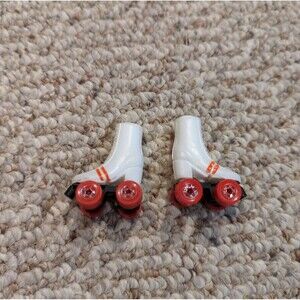 Vintage Superstar Roller Skating Barbie Roller Skates #1880 80s Mattel Taiwan